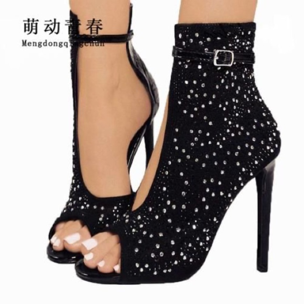 Rhinestone heels